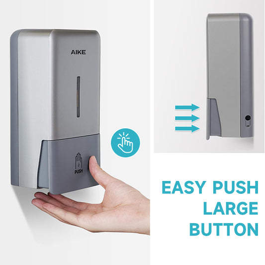 Pre-Order AIKE 1006 Manual Plastic Soap Dispenser 800 mls