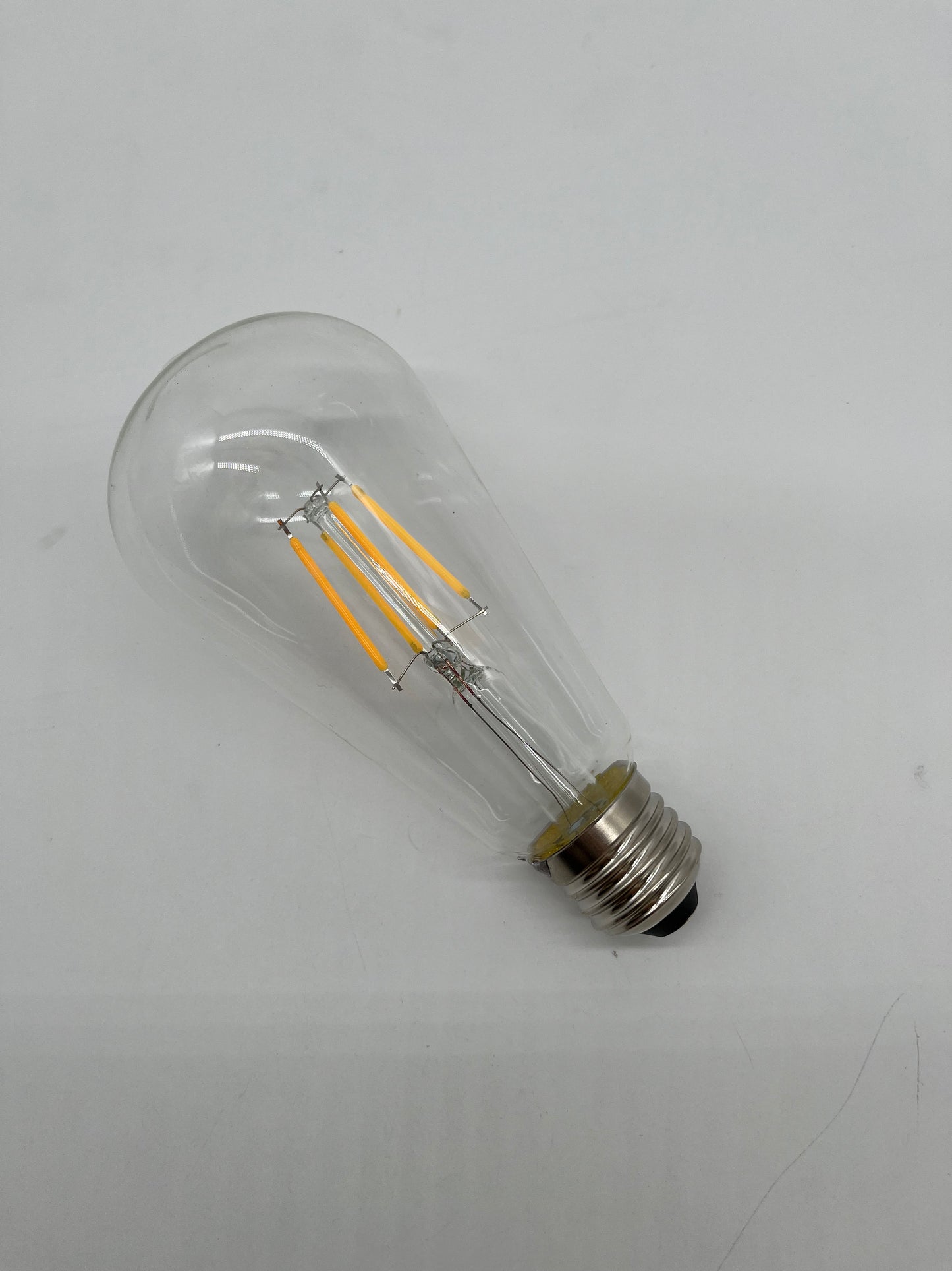 Pre-Order 40 days LED E27 ST64 Clear Glass Shell-4W - thebens