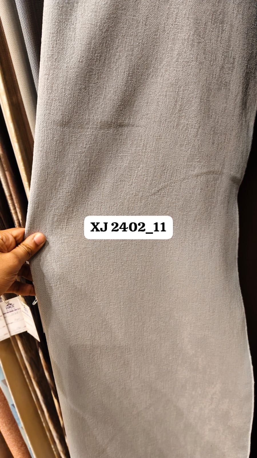 European Style Sun blocking Matt Faux Linen Curtain XJ 2402-11 - thebens