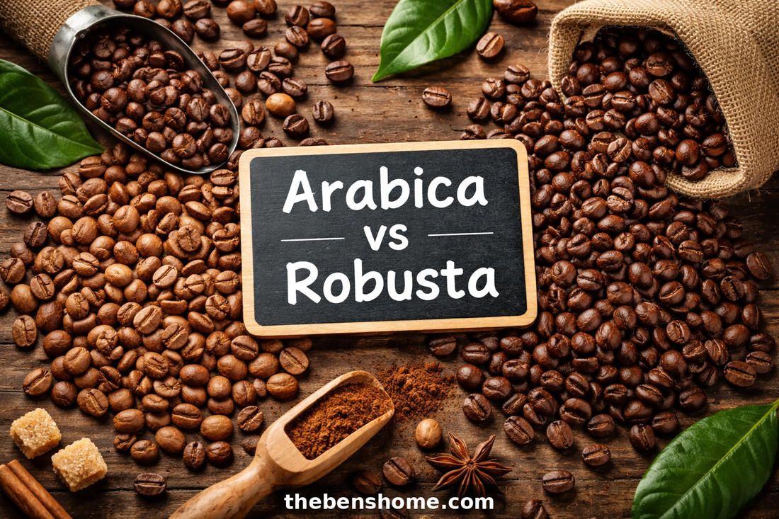 Difference between Arabica and Robusta coffee beans