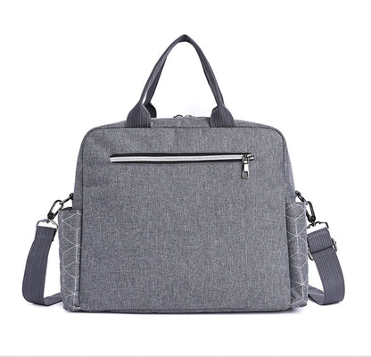 Multi-Purpose Waterproof Diaper Backpack for Moms – MCDX0932-2 Gray