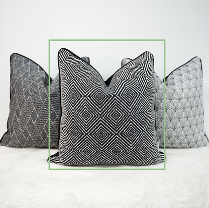 Morden Velvet Jacquard Cushion Case HFCHM241106-45X45CM