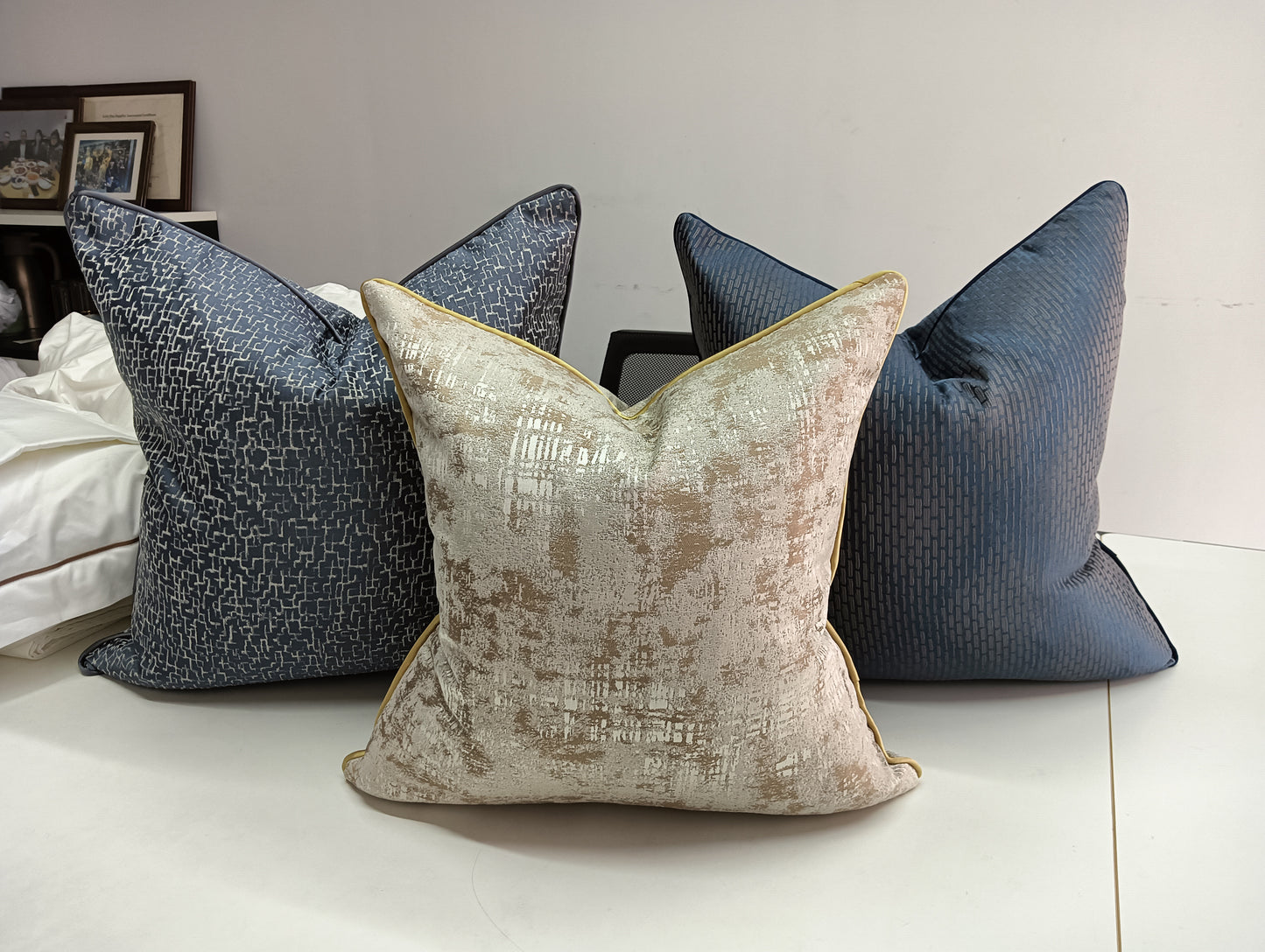 Jacquard Throw Pillow Case CHM2205071 B 50X50CM