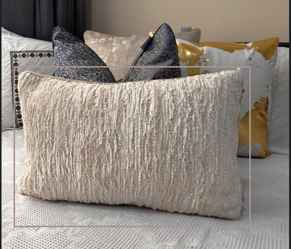 Morden Velvet Jacquard Cushion Cover HFCHM241114-30X50CM