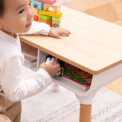 Wooden Kids Study Table and Chair Set-8833