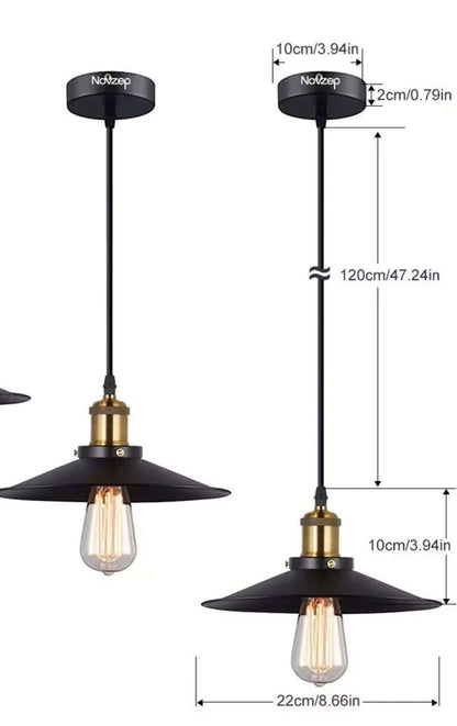 Pre-Order to be Delivered in 40 Days Vintage Industrial Retro Cafe Pendant Lamp - thebens