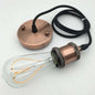 Pre-Order 40 Days E27 Bulb Socket Aluminum Lamp Holder-A RED - thebens