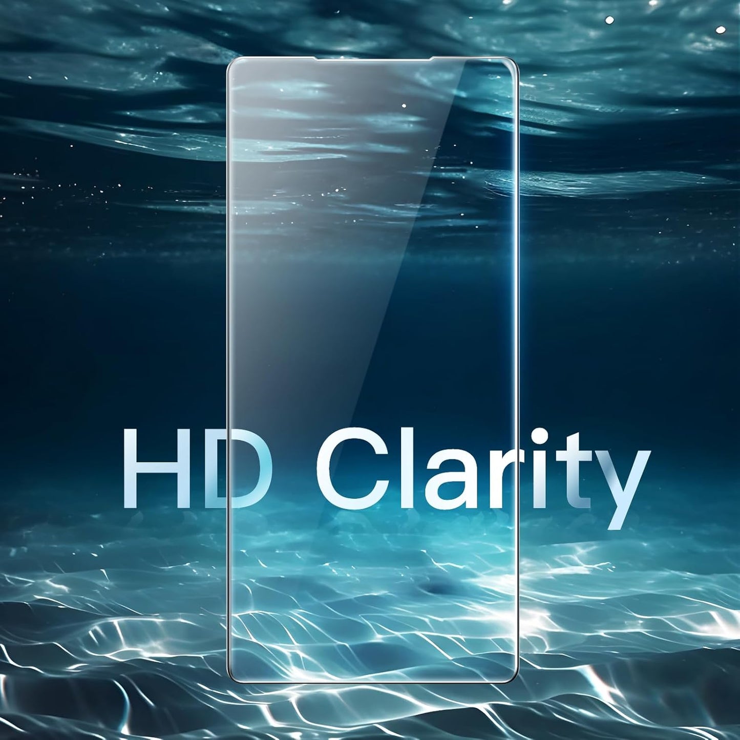 Screen Protector for Samsung Galaxy S25 Ultra 5G, Tempered Glass Film, Fingerprint ID Compatible, HD Clear