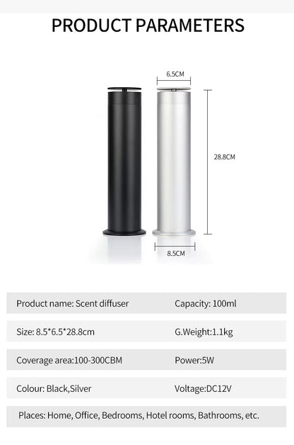 Smart Remote Control Scent Diffuser MLK-1202XL BLACK - thebens
