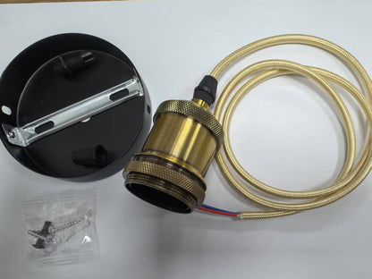 Pre-Order 40 Days E27 Bulb Socket LED Edison Lamp Holder-A GOLDEN - thebens