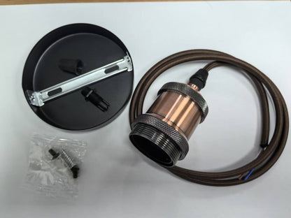 Pre-Order 40 Days E27 Bulb Socket Aluminum Lamp Holder-A RED - thebens