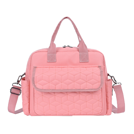 Multi-Purpose Waterproof Diaper Backpack for Moms – MCDX0932-2 Pink