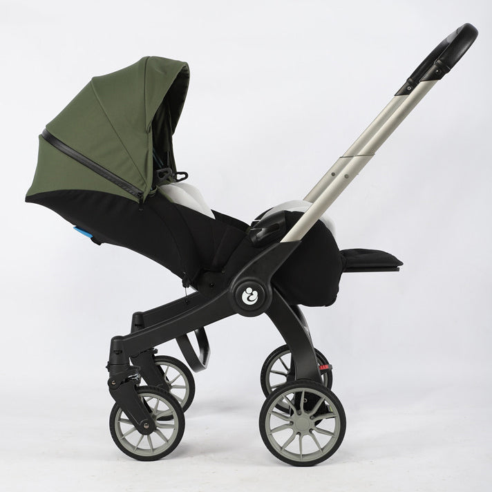 Deluxe 4-in-1 Travel System Baby Stroller BX01 – Green