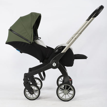 Deluxe 4-in-1 Travel System Baby Stroller BX01 – Green
