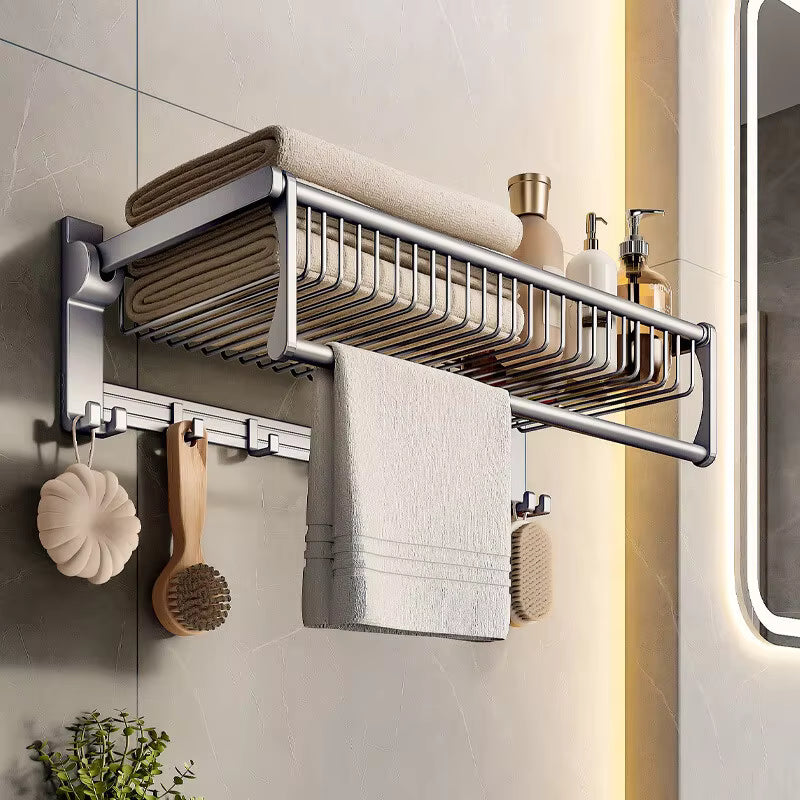 Pre-order Wall-Mounted Aluminum Bath Towel Rack P1220066-50cm