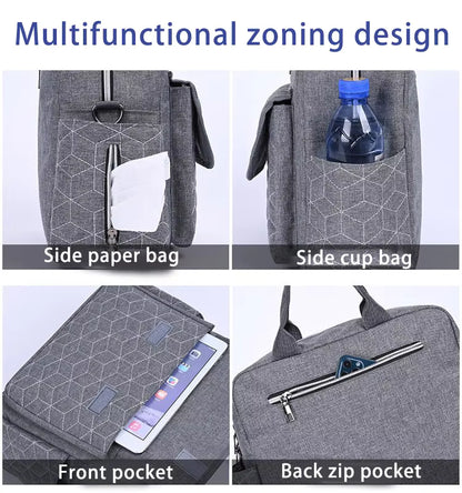 Multi-Purpose Waterproof Diaper Backpack for Moms – MCDX0932-2 Blue