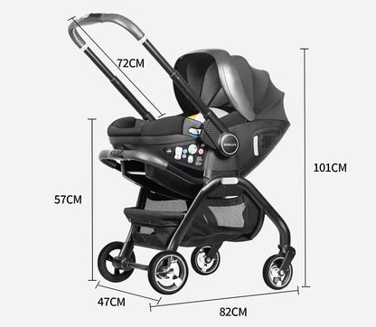 4-in-1 Foldable Baby Stroller S366