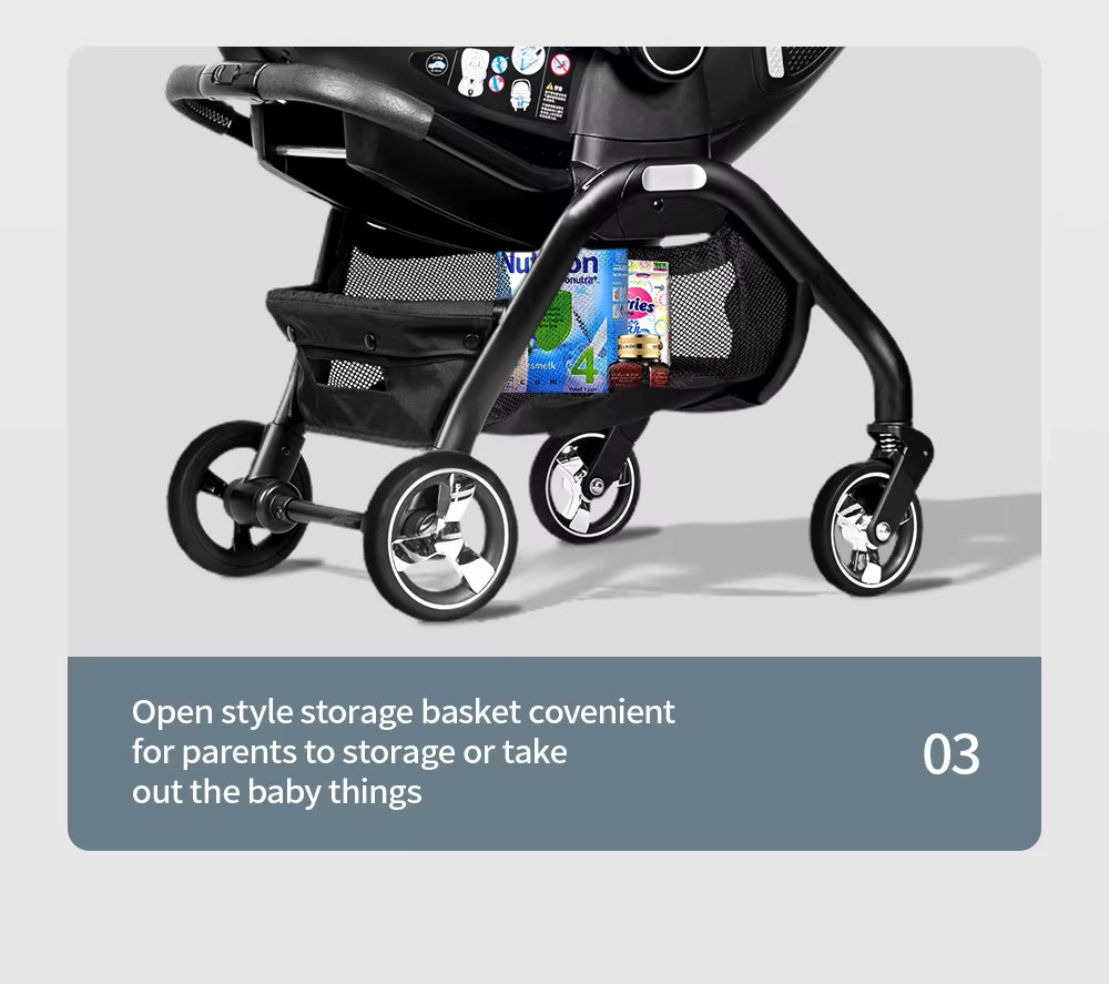 4-in-1 Foldable Baby Stroller S366