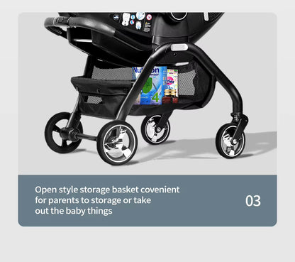 4-in-1 Foldable Baby Stroller S366