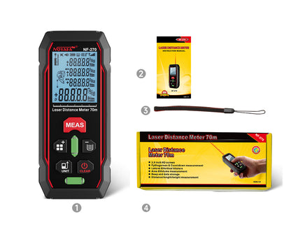 Digital Laser Measuring Tape 70m NF-270/70 Distance Meter