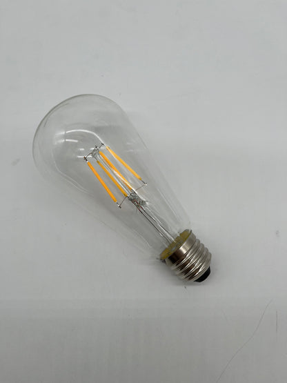 Pre-Order 40 days LED E27 ST64 Clear Glass Shell-4W - thebens