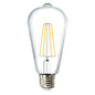 Pre-Order 40 days LED E27 ST64 Clear Glass Shell-4W - thebens