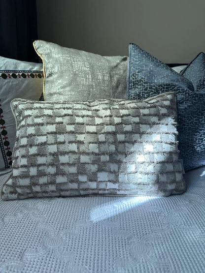 European Style Jacquard Cushion Cover HFCHM241102-30x50CM