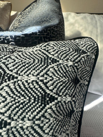 European Style Jacquard Cushion Cover HFCHM241107-30x50CM