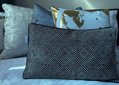 Morden Velvet Jacquard Cushion Case HFCHM241106 30X50CM