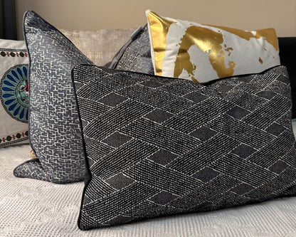 Morden Velvet Jacquard Cushion Case HFCHM241108-30X50CM