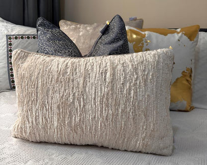 Morden Velvet Jacquard Cushion Cover HFCHM241114-30X50CM