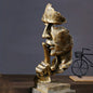 Elegant Silent Men Resin Sculpture - thebens